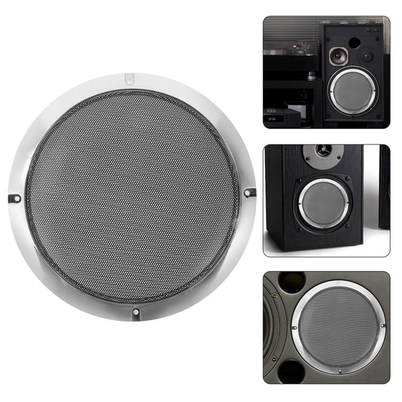 ETHZZLE Metal Speaker Protective Net Plated Car Loudspeaker Cover for Audio Subwoofer