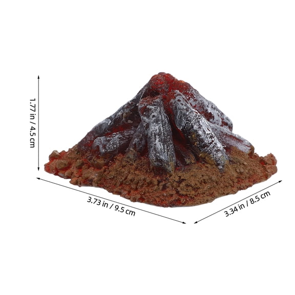 ETHZZLE Miniature Fake Fire Campfire Model for Terrarium Crafts, Christmas Village Accessories, Small Campfire Landscape Decoration