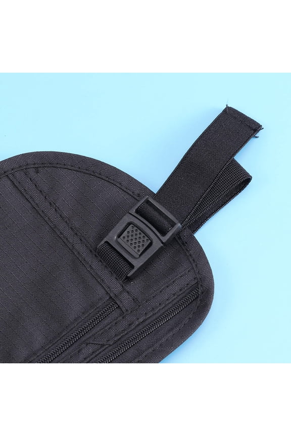 Black Adjustable Mobile Phone Waist Bag Travel Pack for Men and Women, Lightweight and , 1 Pack