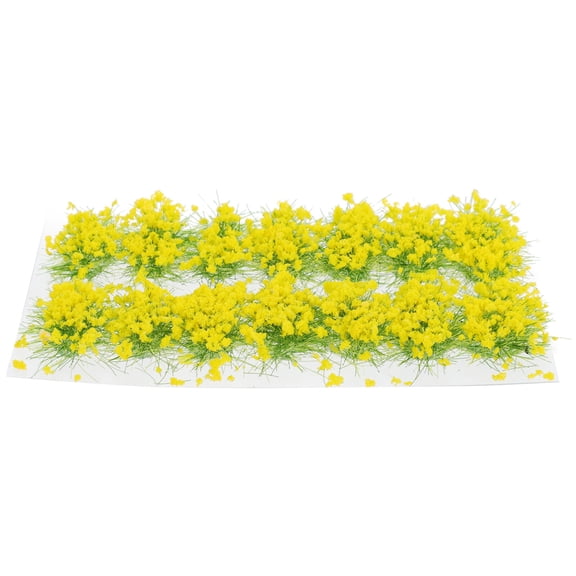 ETHZZLE Artificial Outdoor Plants Grass Cluster Yellow 1 Box Miniature Scene Creation Model Trains