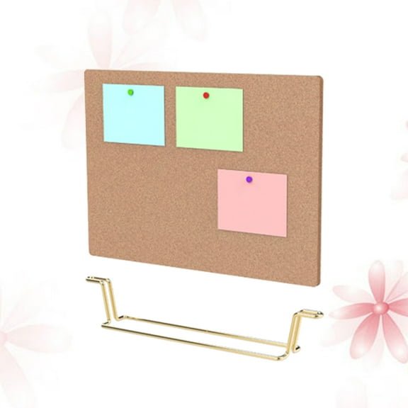 ETHZZLE Wooden Framed Memo Board for Office with Smooth Writing Surface Multi Color Design