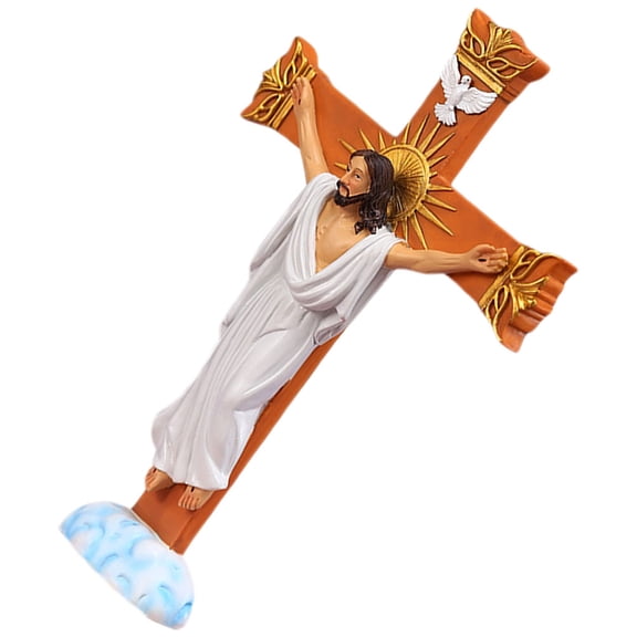 ETHZZLE Resin Sculptures Jesus Statue Multi 1Set