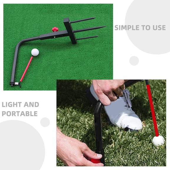 ETHZZLE MultiColor Golf Swing Trainer Device for Fitness Use Iron Material Improves Swing Ability and Accuracy
