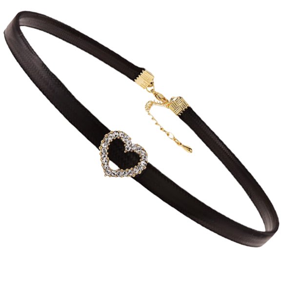 ETHZZLE Neck Collar Necklace for Women Chic Adjustable Heart Multi 1Pack