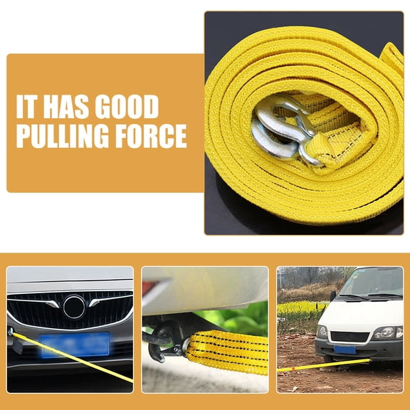 ETHZZLE Tow Straps For Truck Nylon Assorted Color For Drivers In Emergency Situations 1Pack