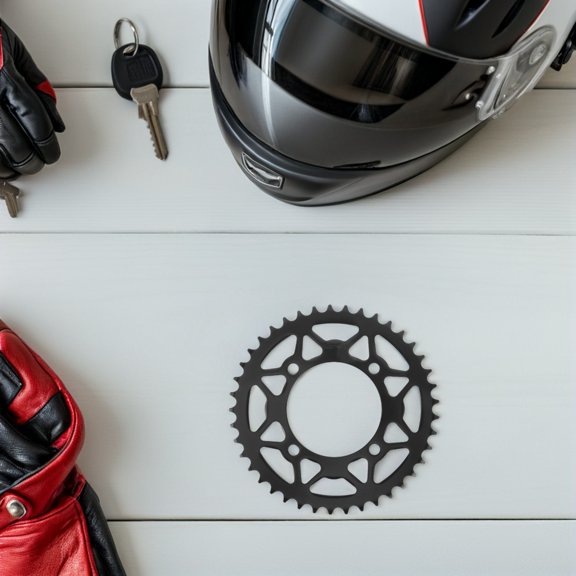 ETHZZLE Off Road Motorcycle Rear Sprocket Steel Gear for Efficient Power Transfer