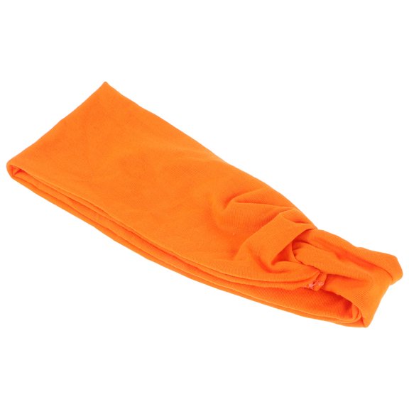 ETHZZLE Orange Breathable Head Wrap Headband with Knot Design for Head Decoration and Comfortable Wear