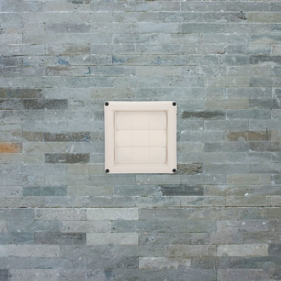 ETHZZLE Dryer Vent Cover with High-Grade Plastic and Louvered Design for Home Ventilation