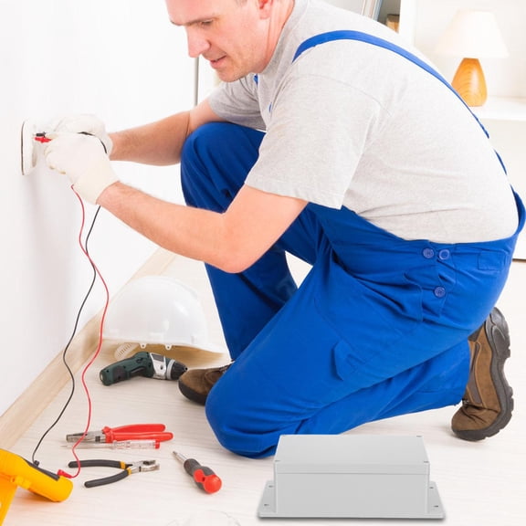 ETHZZLE Fire Resistant Outdoor Electrical Junction Box with Easy Wall Mounting for Safe Weatherproof Wiring