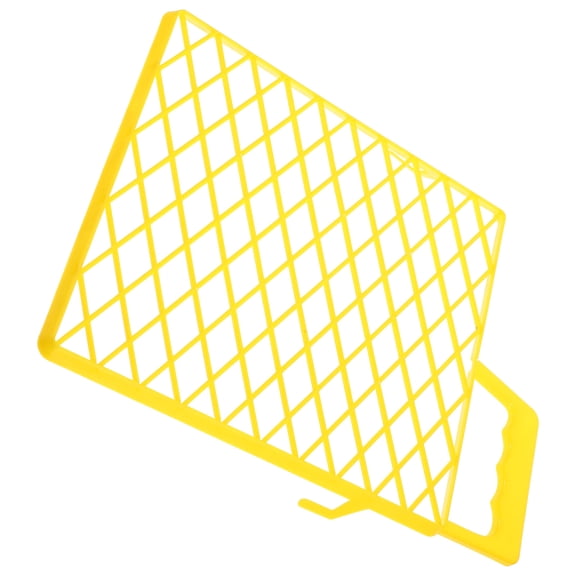ETHZZLE ABS Plastic Paint Grid Yellow Multipurpose Painting Screen and Tray Grid for Home