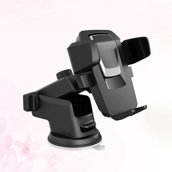 ETHZZLE Car Mount Phone Holder Black with Dashboard and Air Outlet Fixation for Smartphones