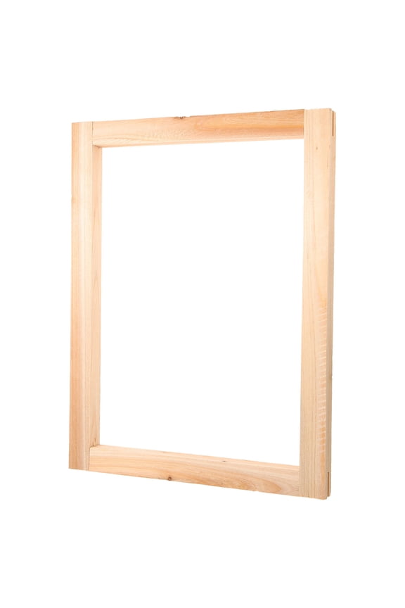 Professional Wooden Screen Printing Frame Durable Ivory Craft for T Shirt Bag Printing