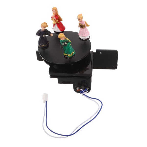 ETHZZLE Lightweight Silent Clock Animated Movement Component for Decorative Figurine Rotation