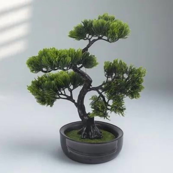 ETHZZLE Artificial Bonsai Tree Pine Plant Assorted Colors for Indoor Home and Office Decor