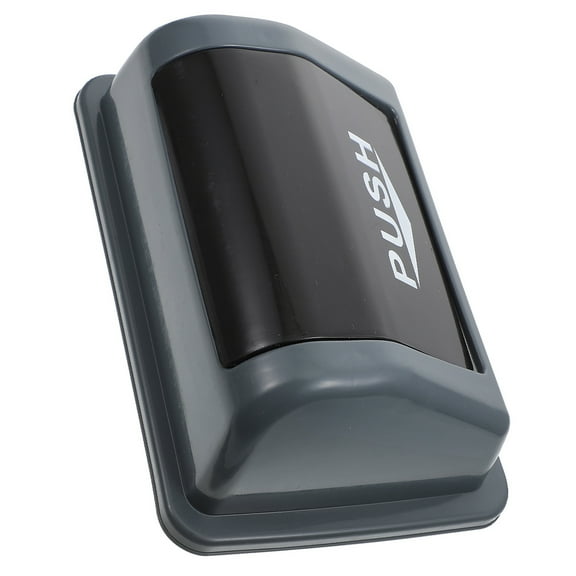 ETHZZLE Plastic Garbage Can Lid Swing Top Replacement Cover for Office and Park Use Grey