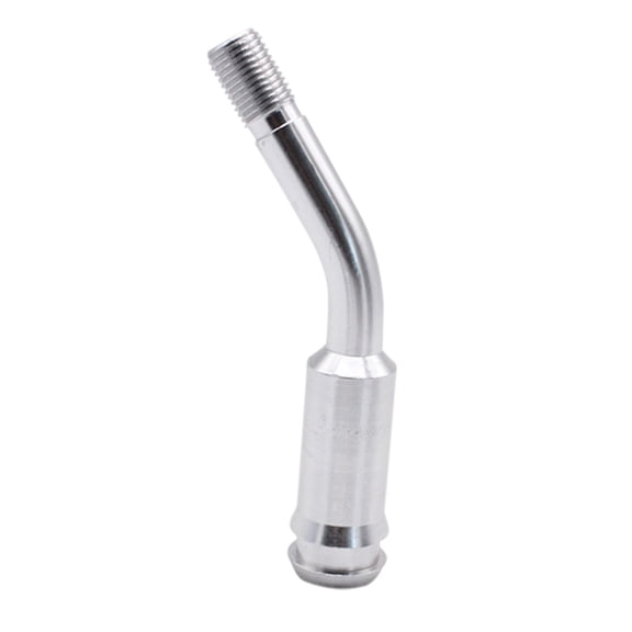 ETHZZLE Plated Silver Aluminum Alloy Gear Shifter Extension Rod Car Modification Part