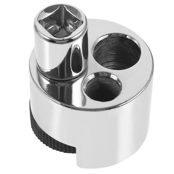 ETHZZLE Home Use Carbon Steel Extractor Remover Wrench Tool Plated Silver Lever with Hard Bite Gears and Chrome Surface