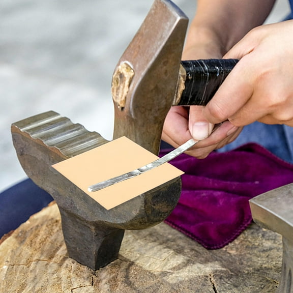 ETHZZLE Polished Brass Sheet for Jewelry Making and Engraving Sturdy Golden Metal for Craft Supplies