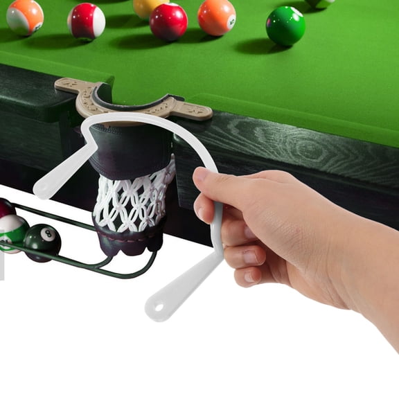 ETHZZLE pool table pocket bracket Sturdy Support Plastic 6Pcs