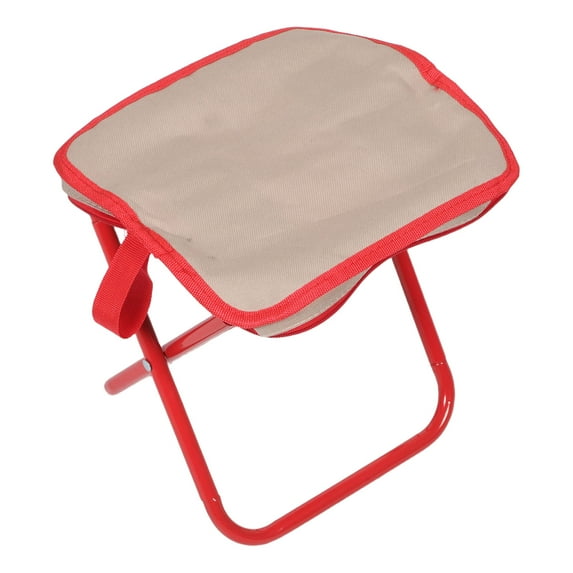 ETHZZLE Compact Folding Chair with Ergonomic Seat and Handbag Storage for Fishing and Camping