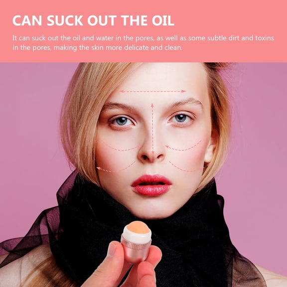 ETHZZLE Portable Face Roller Facial Oil Blotting Massager Face Makeup Care Roller