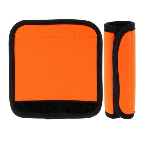 ETHZZLE Weight Lifting Pad Barbell Grip Pad Polyester Orange 2Pcs