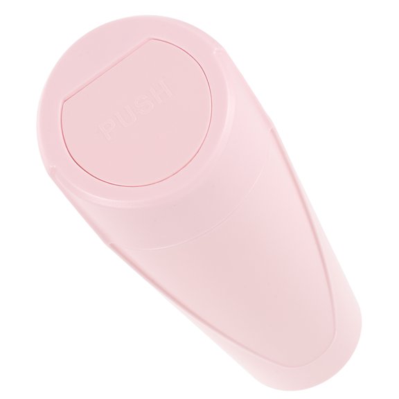 ETHZZLE Pink ABS Car Trash Can Leakproof for Vehicle Interior Accessories