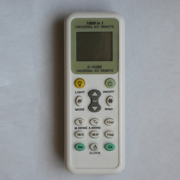 ETHZZLE Universal Air Conditioner Remote Control Beige - Compatible with Most , Powerful and Easy to Use