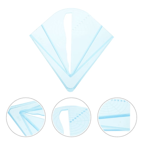 ETHZZLE Woodworking Positioning Ruler Center Finding Gauge Plastic 1Pack