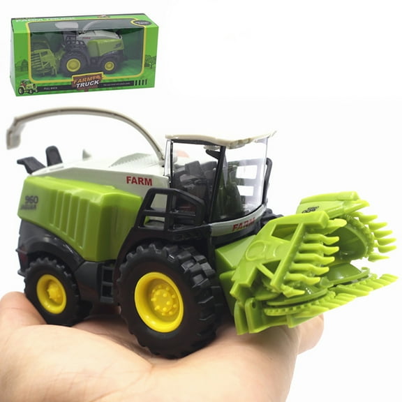 ETHZZLE Alloy Farm Vehicle Model Harvester in Green for Realistic Display and Special Occasions