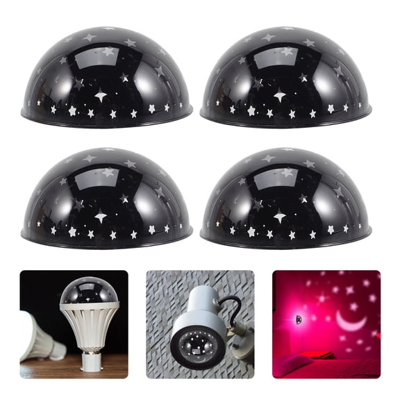 ETHZZLE Projector Lamp Cover Decorative Star Night Light Bedside Small Lamps for Home 2pcs