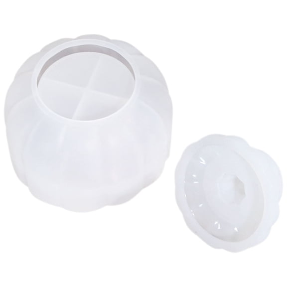 ETHZZLE Epoxy Pumpkin Jar Mold for Home Decor in Transparent 1Pcs