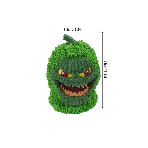 ETHZZLE Scary Resin Pumpkin Statue - Ideal for Spooky Bathroom Decor