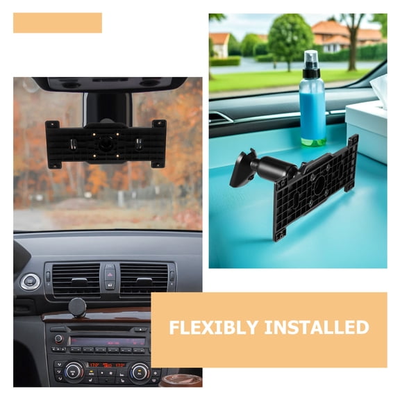 ETHZZLE Rearview Mirror Dash Cam Bracket - Rear View Mirror Back Plate - DVR Holder Rear View Camera Bracket Mounting Installation