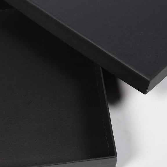 ETHZZLE Rectangle Box For Floral Arrangement Black Paper 1Pcs