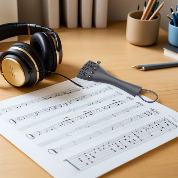 ETHZZLE Violin Tailpiece with Built-in Fine Tuners and Tailgut Wire for 3/4 and 4/4 Size Violins, and Easy to Install