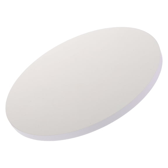 ETHZZLE White Round Wooden Table Top - Natural Beauty, Easy Maintenance Surface