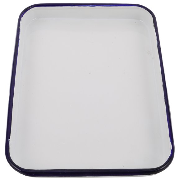ETHZZLE Enamel Roasting Pan White Nonstick Oven Baking Lasagna Casserole Home Use