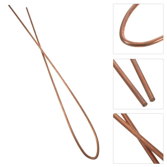 ETHZZLE Rose Gold Copper Rod for Metal Work High Conductivity and Rod