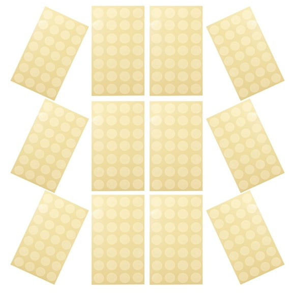 ETHZZLE Khaki Hole Reinforcement Stickers for Loose Leaf Paper Binder Reinforcing Labels