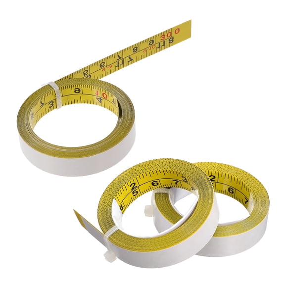 ETHZZLE Multipurpose Self Adhesive Steel Measuring Tape for Sewing and Engineering Tasks