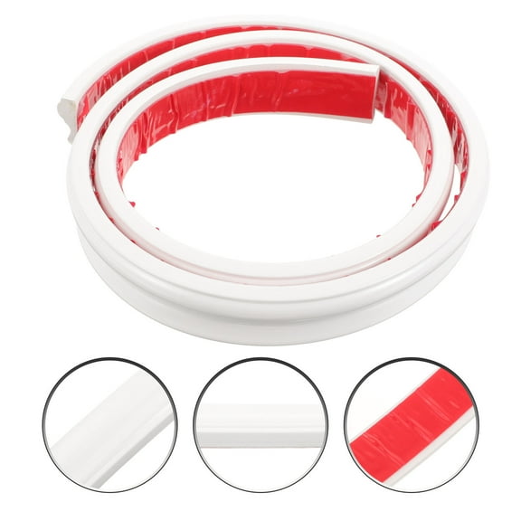 ETHZZLE Easy Use White Self Adhesive PVC Peel and Stick Trim for Wall Corners and Doors