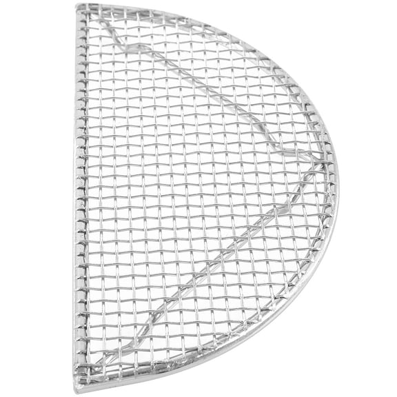 ETHZZLE Stainless Steel Semicircle Grill Mesh for Outdoor BBQ, Camping, and Portable Barbecue Accessories