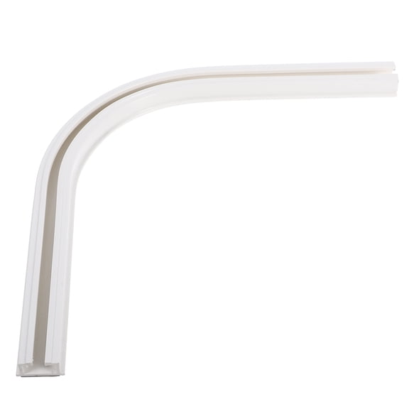 ETHZZLE Adhesive Curtain Track Stainless Steel 1Pack for Home Offices and Bathroom Use