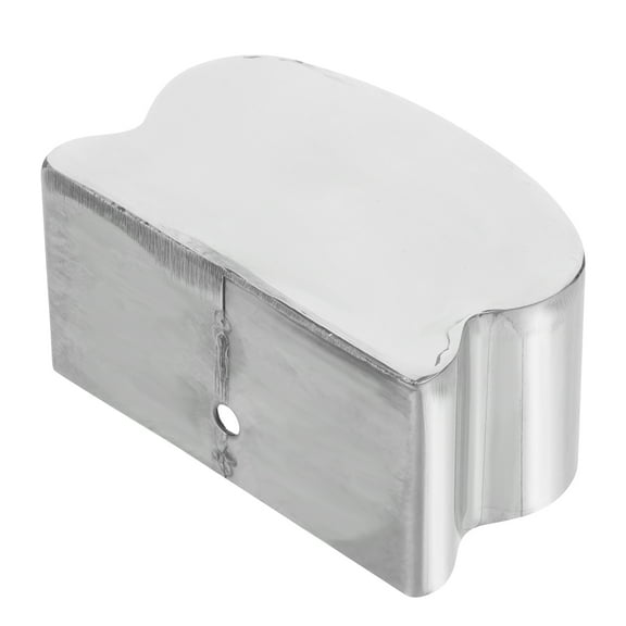 ETHZZLE Home Use Stainless Steel Handrail End Cap Silver Durable Stair Railing Fitting