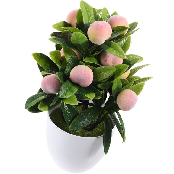 ETHZZLE Simulation Fruit Tree with Pot Lifelike Fake Fruit Tree for Home Style