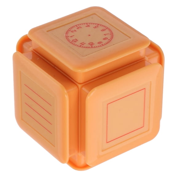 ETHZZLE Yellow Hexagonal Educational Stamp with Quick-Dry Ink for Student Use