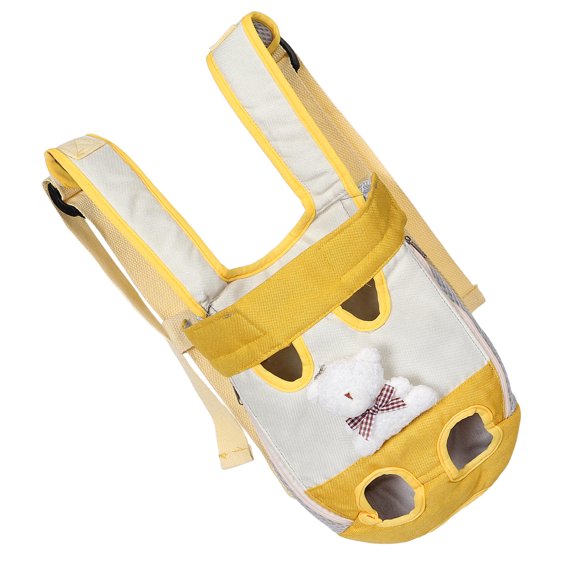 ETHZZLE Small Dog Travel Backpack with Breathable Exterior and Dual Shoulder Comfort for Hiking Trips