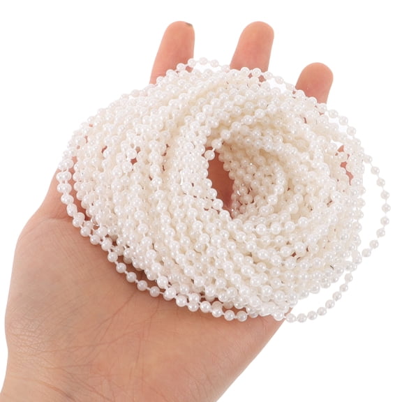 ETHZZLE White Plastic Bead Roll 1 Pack - Craft Supplies for Jewelry Making, Projects, and Crafts