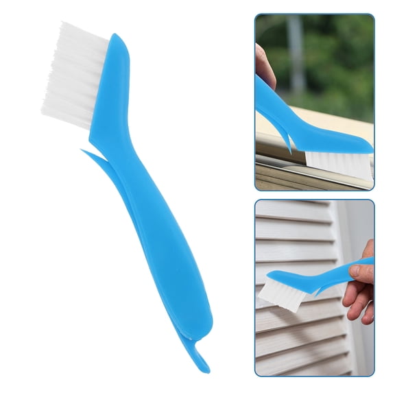 ETHZZLE Small Scrub Brush with Plastic Handle, 1 Pack for Kitchen, Home Cleaning, and Tough Scrubbing Tasks